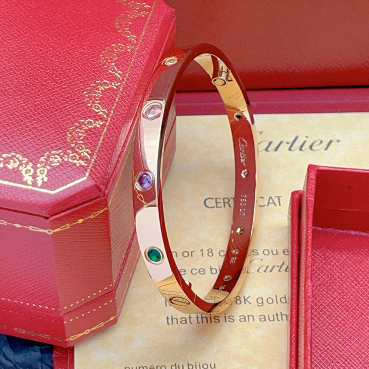 [Miro ] 2026 RAINBOW LOVE BRACELET 6.1MM  10 DIAMONDS