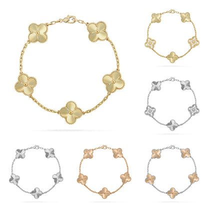 [Miro ]New  CLOVER 5 MOTIF LASER BRACELET COLLECTION