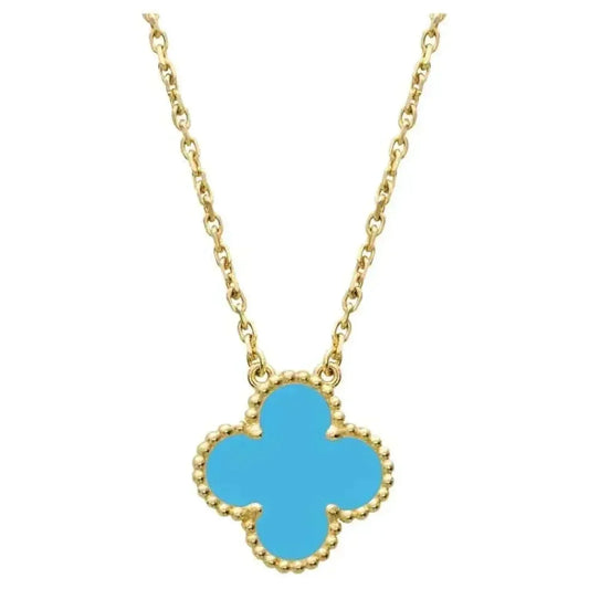 Miro CLOVER 15MM VINTAGE TURQUOISE NECKLACE