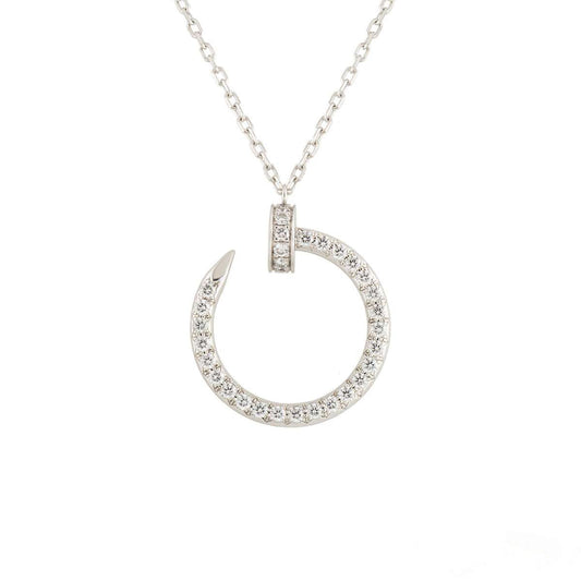Miro JUSTE NECKLACE SILVER DIAMONDS