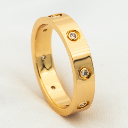 Miro LOVE RING 3.6MM 8 DIAMONDS