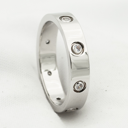 Miro LOVE RING 3.6MM 8 DIAMONDS