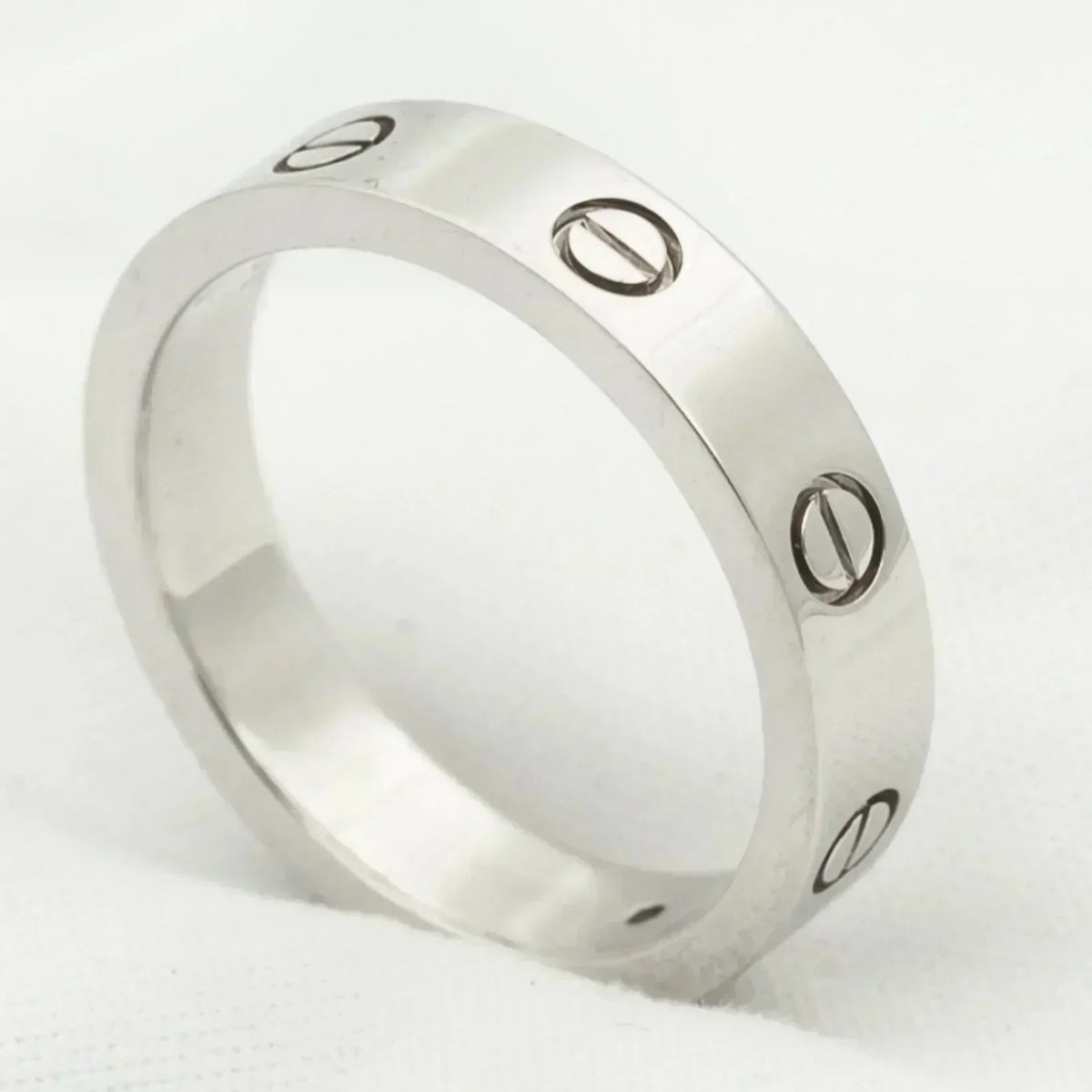 Miro LOVE RING 4MM 1 DIAMOND SILVER