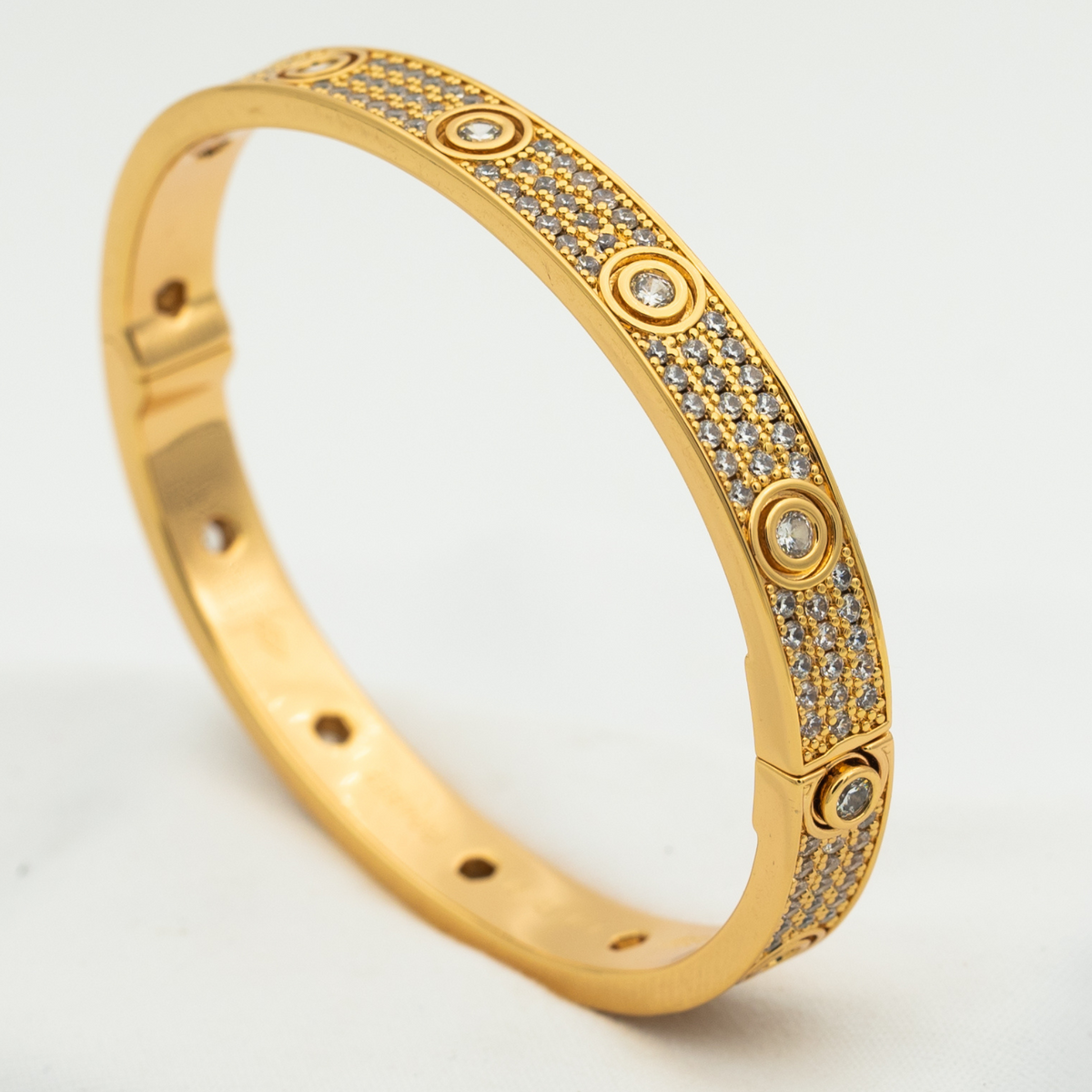 Miro LOVE BRACELET 6.1MM DIAMOND-PAVED 10 BIG DIAMONDS