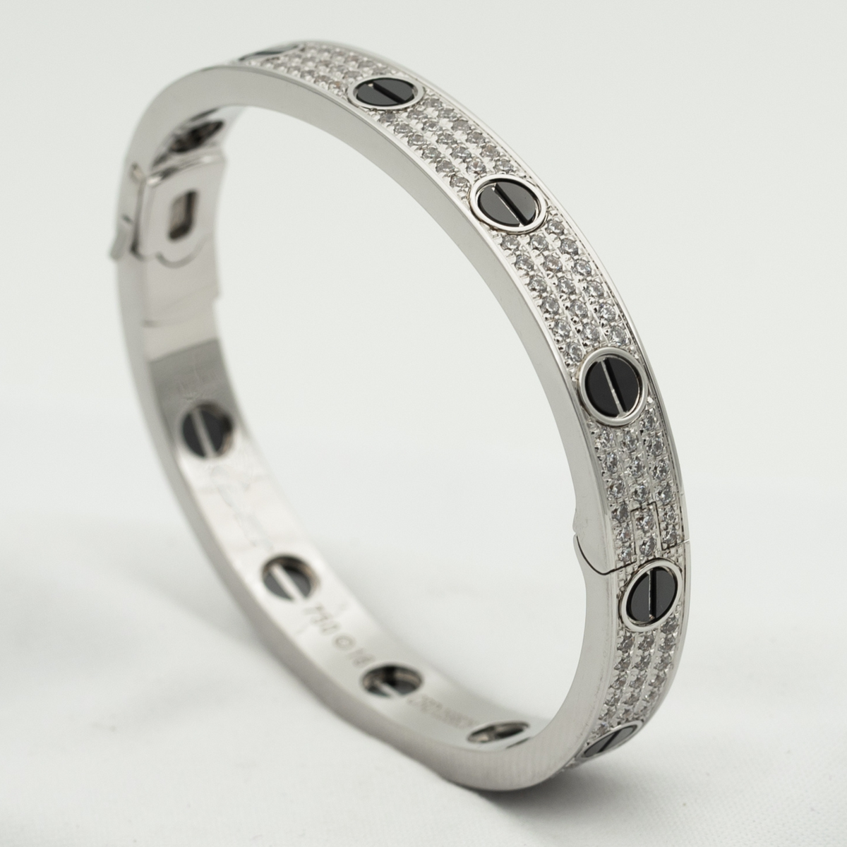 Miro LOVE BRACELET 6.1MM DIAMOND-PAVED CERAMIC