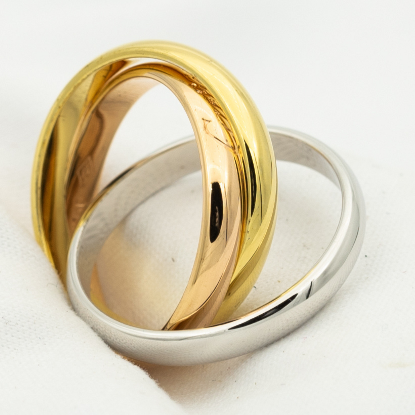 Miro TRINITY RING GOLD PINK GOLD SILVER