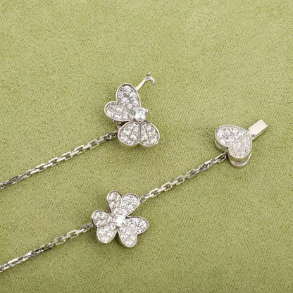 Miro FRIVOLE SILVER 9 FLOWERS NECKLACE