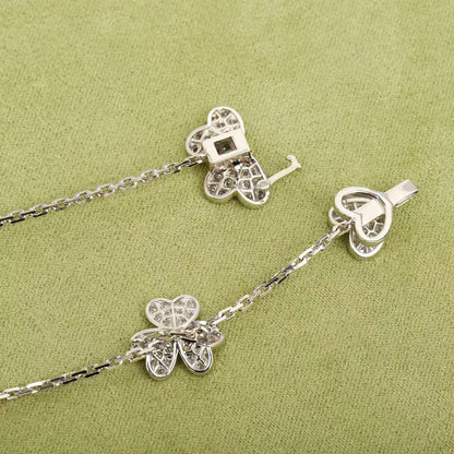Miro FRIVOLE SILVER 9 FLOWERS NECKLACE