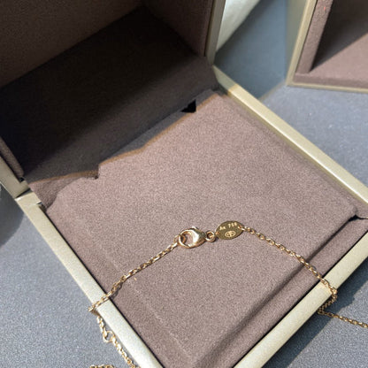 Miro JEUX DE PINK GOLD DIAMOND NECKLACE