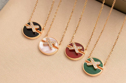Miro JEUX DE ROSE GOLD DIAMOND NECKLACE