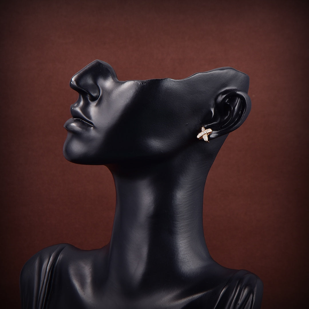 Miro JEUX DE GOLD DIAMOND EARRINGS