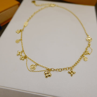 Miro BLOOMING SUPPLE NECKLACE BRASS