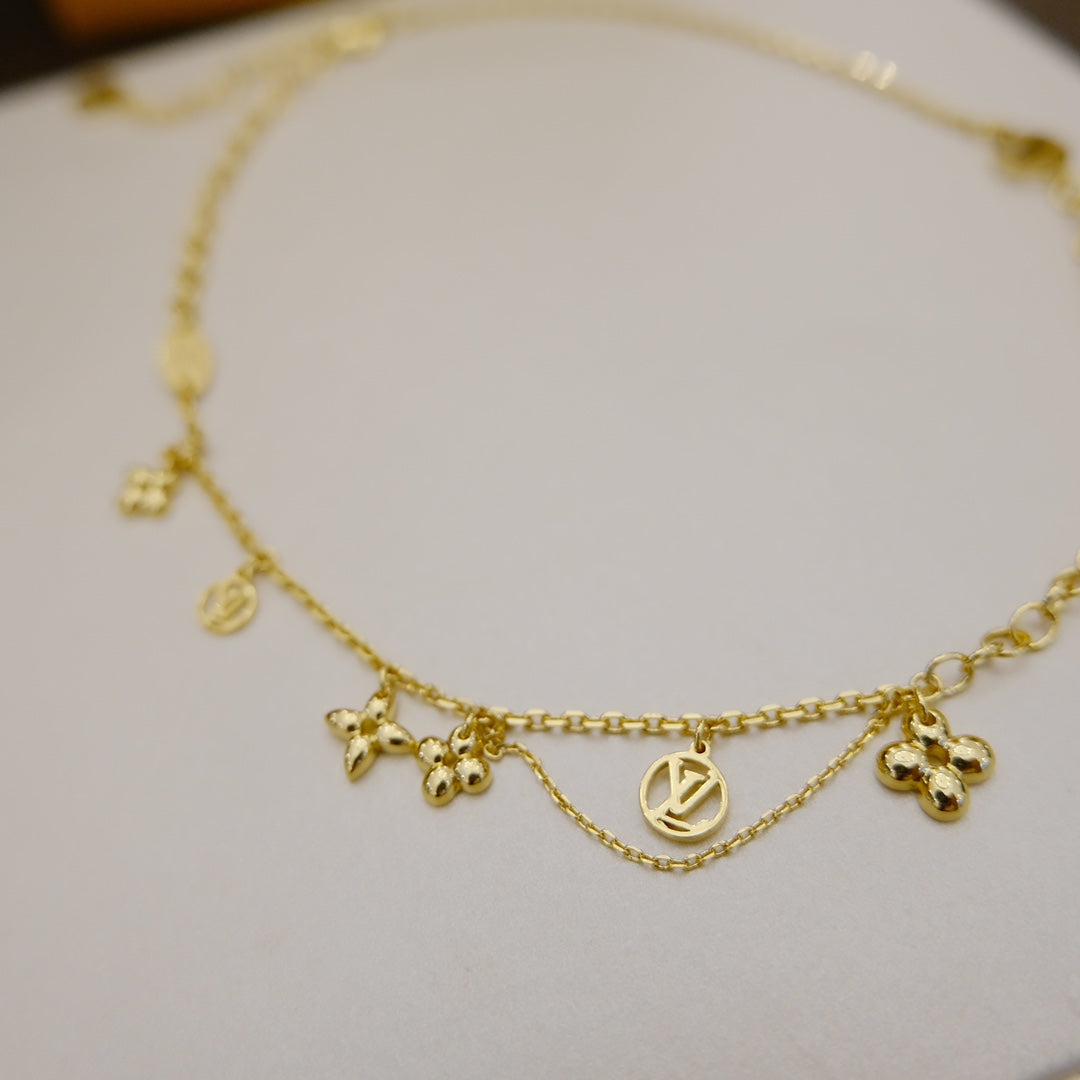 Miro BLOOMING SUPPLE NECKLACE BRASS