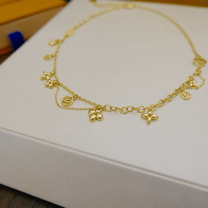 Miro BLOOMING SUPPLE NECKLACE BRASS