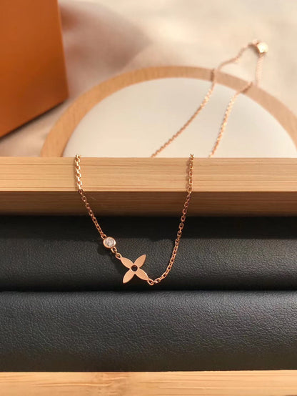 Miro BLOSSOM PENDANT PINK GOLD AND DIAMOND
