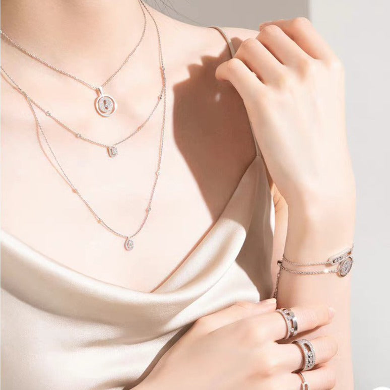 [Miro ]  MOVER PM PAVED NECKLACE