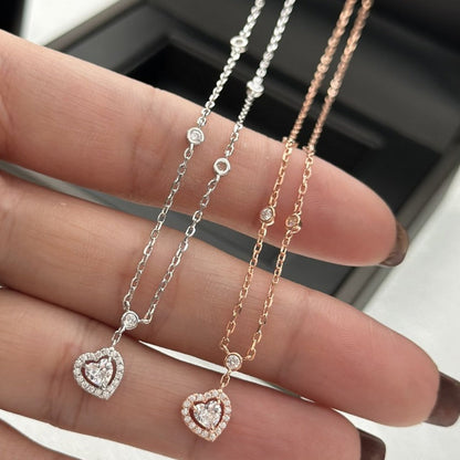 [Miro ] JOY HEART DIAMOND NECKLACE