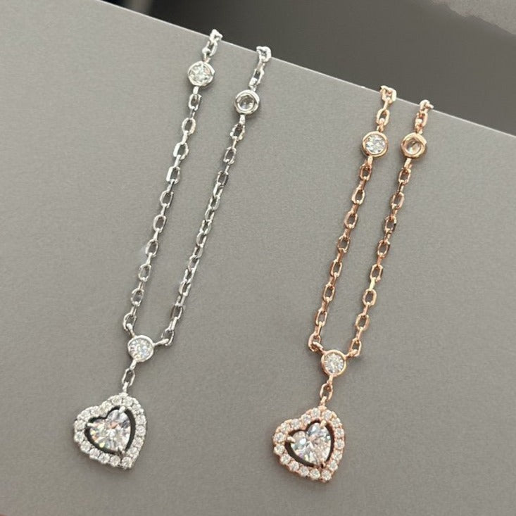 [Miro ] JOY HEART DIAMOND NECKLACE
