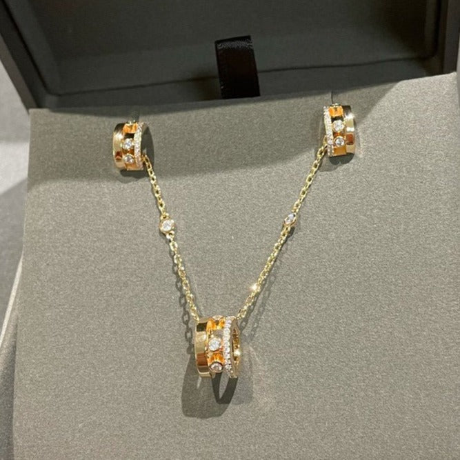 [Miro ] CHAIN MOVE ROMANE PEDAND NECKLACE