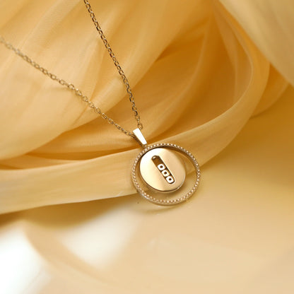 [Miro ]  MOVE MM SILVER DIAMOND NECKLACE