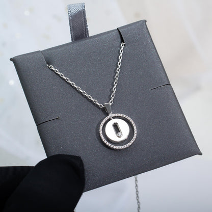 [Miro ]  MOVE PM NECKLACE SILVER DIAMOND