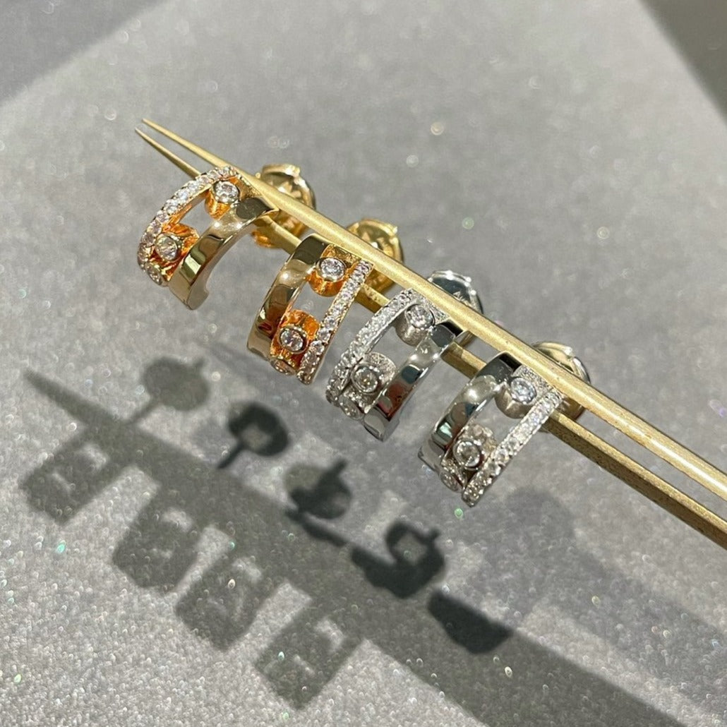 [Miro ] MOVE ROMANE EARRINGS DIAMOND