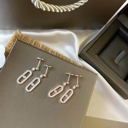 [Miro ] DORMEUSES MOVE UNO DIAMOND EARRINGS