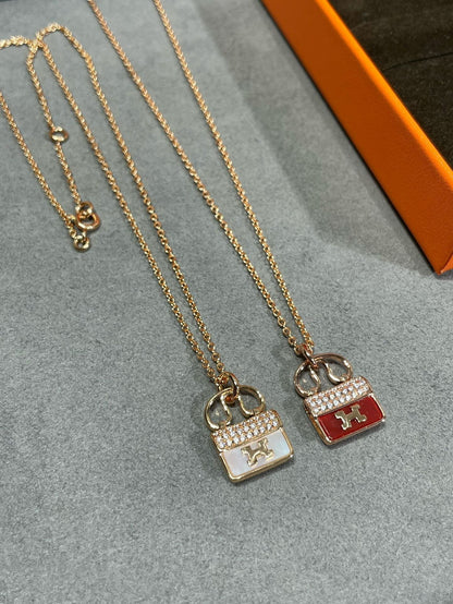 Miro H CIRCE MOISSANITE PENDANT NECKLACE GOLD