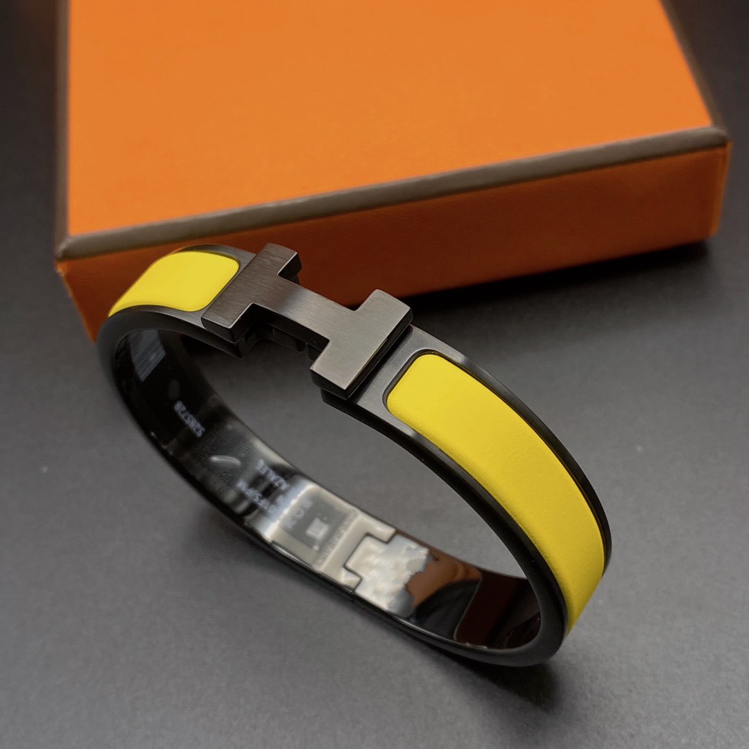 Miro CLIC HM SO BLACK YELLOW BRACELET