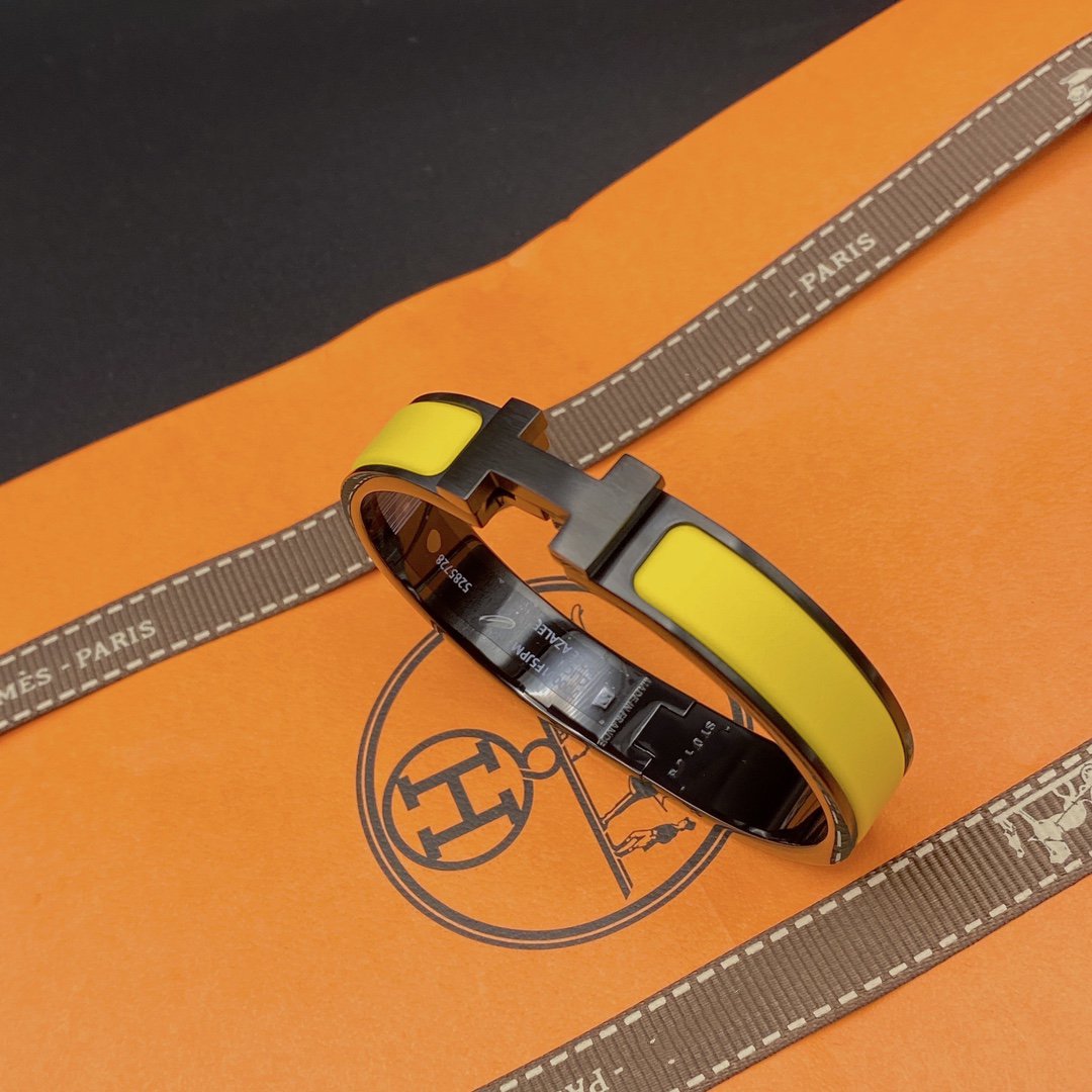 Miro CLIC HM SO BLACK YELLOW BRACELET