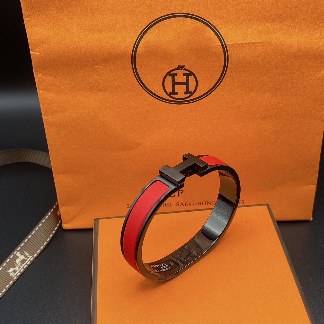 Miro CLIC HM SO BLACK RED BRACELET
