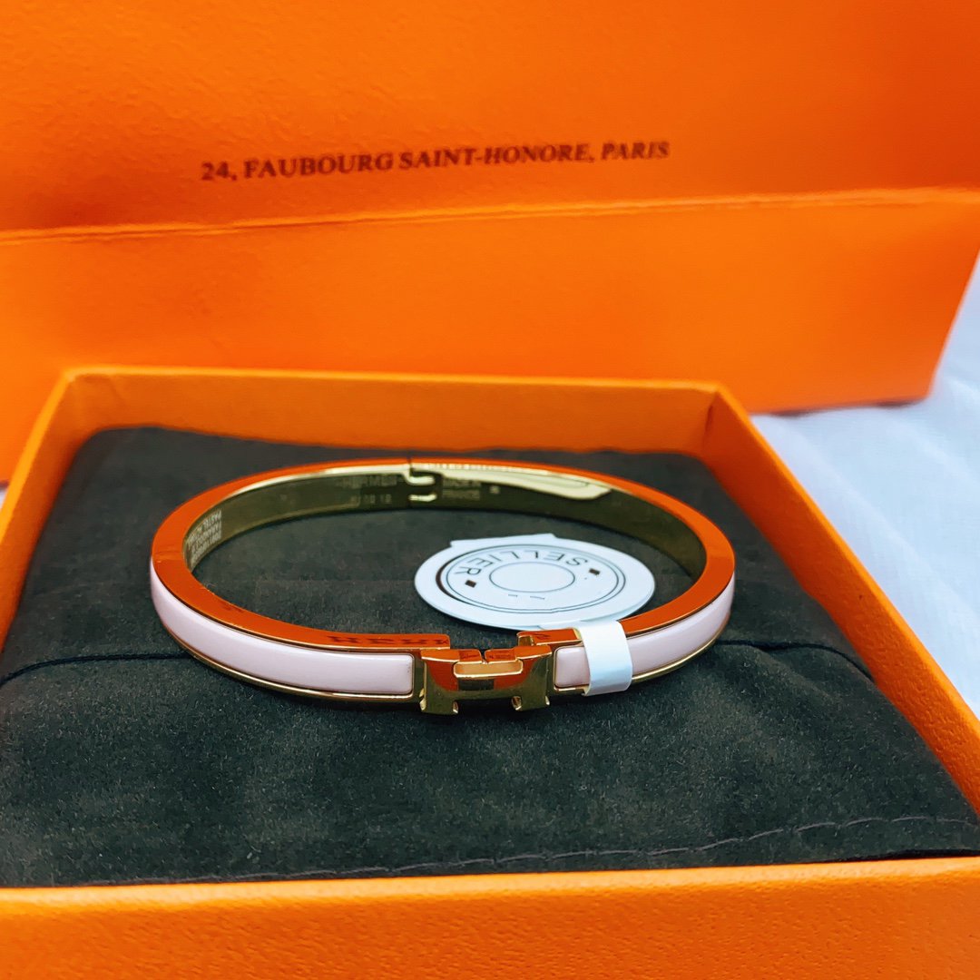 Miro CLASSIC HM CLIC  PINK 8MM ENAMEL BRACELET