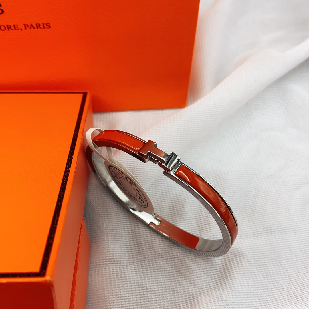 Miro CLASSIC HM CLIC RED 8MM ENAMEL BRACELET