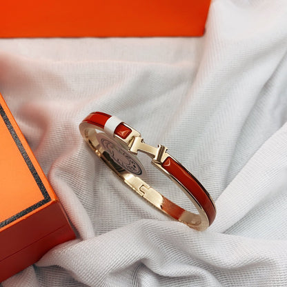 Miro CLASSIC HM CLIC RED 8MM ENAMEL BRACELET