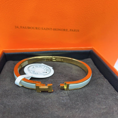 Miro CLASSIC HM CLIC GREEN 8MM ENAMEL BRACELET