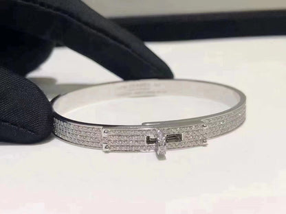 Miro HM KELLY BRACELET IN SILVER AND FULL PAVE DIAMOND