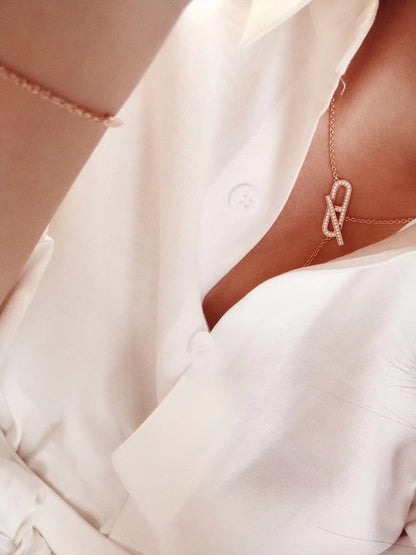 Miro HM FIRE PIG NOSE NECKLACE TRENDY STREET