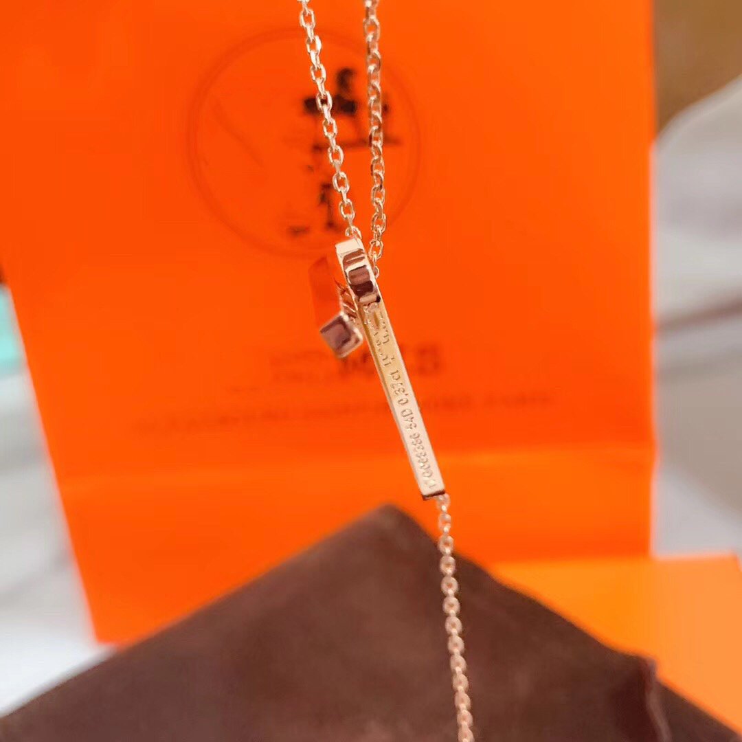 Miro HM NECKLACE PLATINUM ROSE GOLD DIAMOND