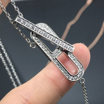 Miro HM NECKLACE PLATINUM ROSE GOLD DIAMOND