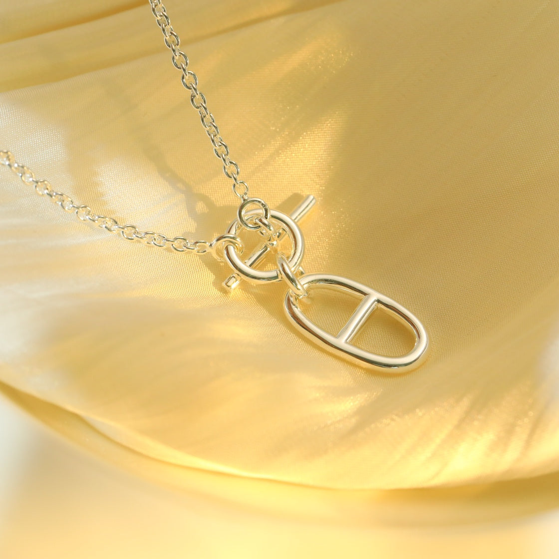 Miro HM CHAINE D'ANCRE PENDANT NECKLACE STERLING SILVER
