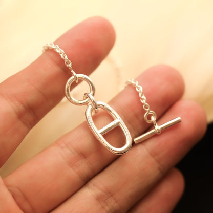 Miro HM CHAINE D'ANCRE PENDANT NECKLACE STERLING SILVER