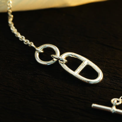 Miro HM CHAINE D'ANCRE PENDANT NECKLACE STERLING SILVER
