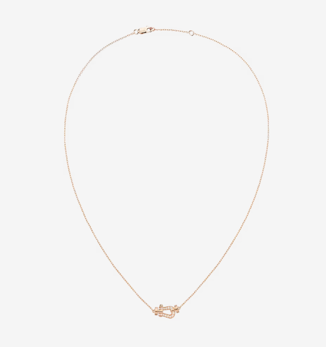 Miro FORCE 10 DIAMOND PINK GOLD NECKLACE MINI MODEL