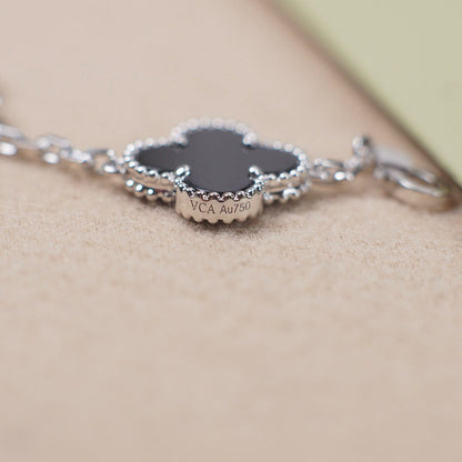 [Miro ]New CLOVER 5 MOTIF ONYXS BRACELET COLLECTION