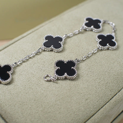 [Miro ]New CLOVER 5 MOTIF ONYXS BRACELET COLLECTION