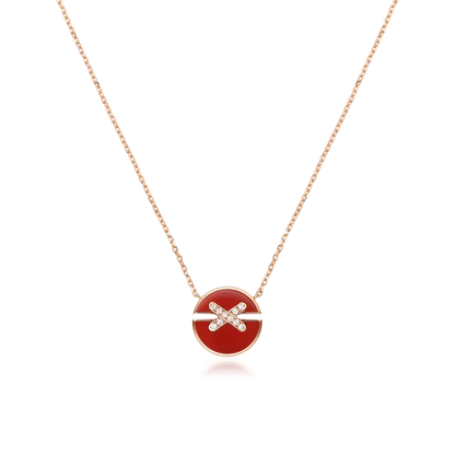 Miro JEUX DE ROSE GOLD DIAMOND NECKLACE