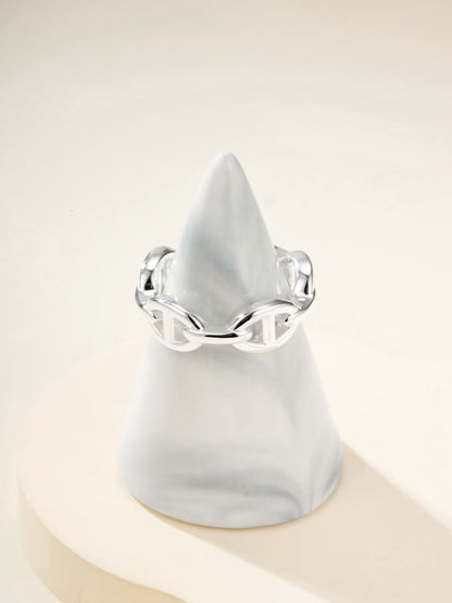 [Miro ]HM Pig Nose Silver Ring