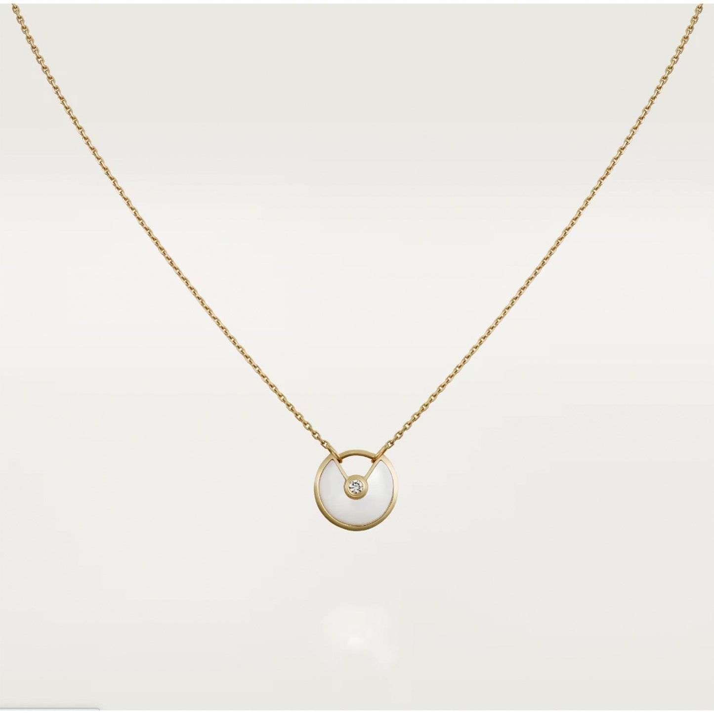Miro AMULETTE ROSE GOLD MOP NECKLACE