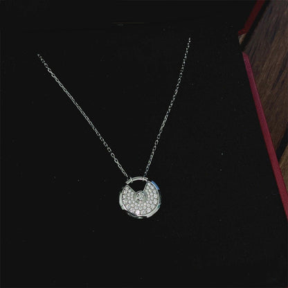 Miro AMULETTE SILVER FULL DIAMOND NECKLACE
