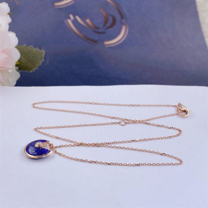 Miro AMULETTE ROSE GOLD AGATE NECKLACE